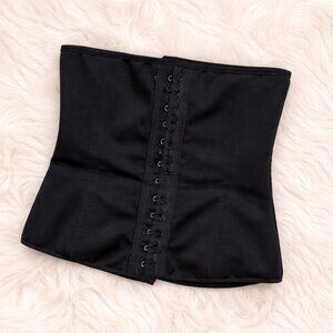 Waist Gang Society Ann Chery Black Waist Trainer Corset Shapewear L